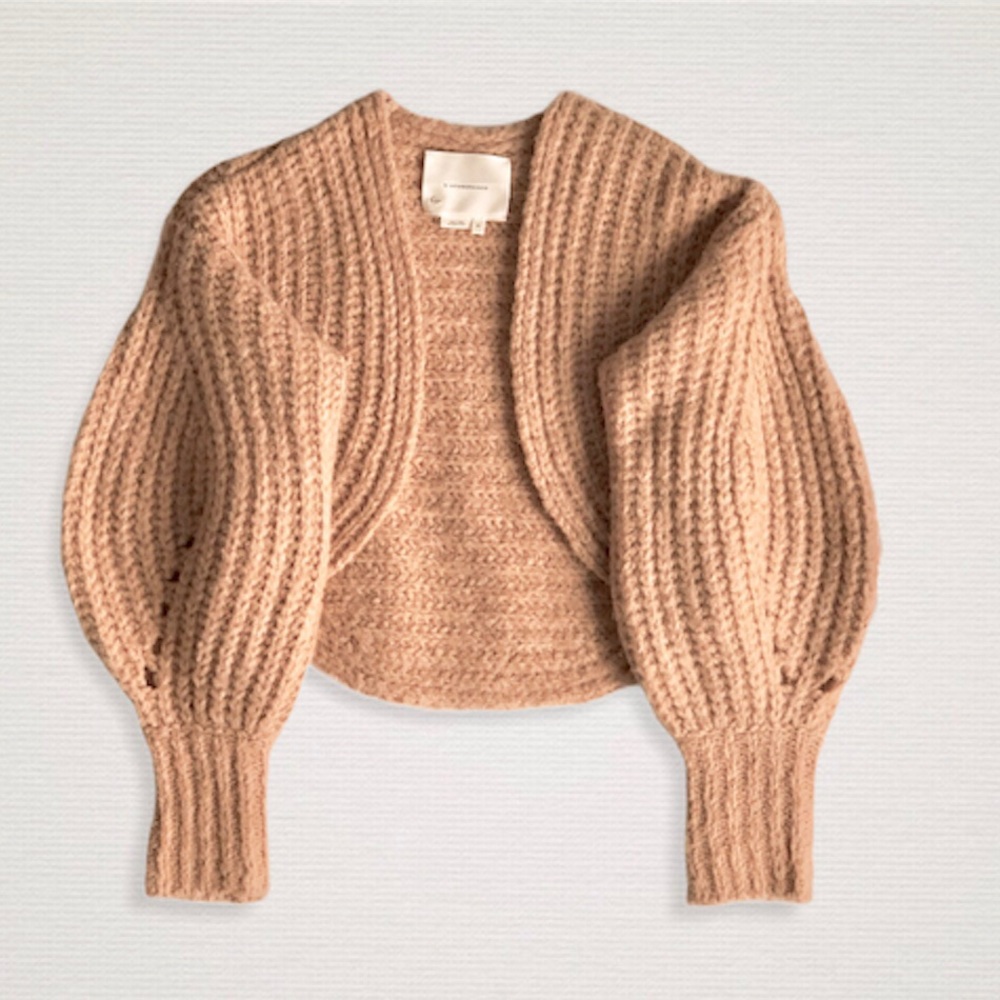 Anthropologie Rae Cropped Cardigan No Tags